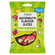 Tesco Watermelon Flavour Slices gyümölcsízű gumicukorka 100 g