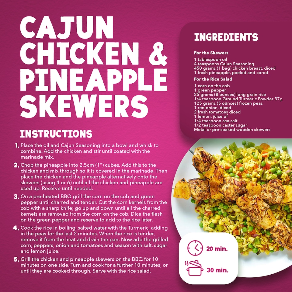 image 1 of Schwartz Cajun Seasoning 44g