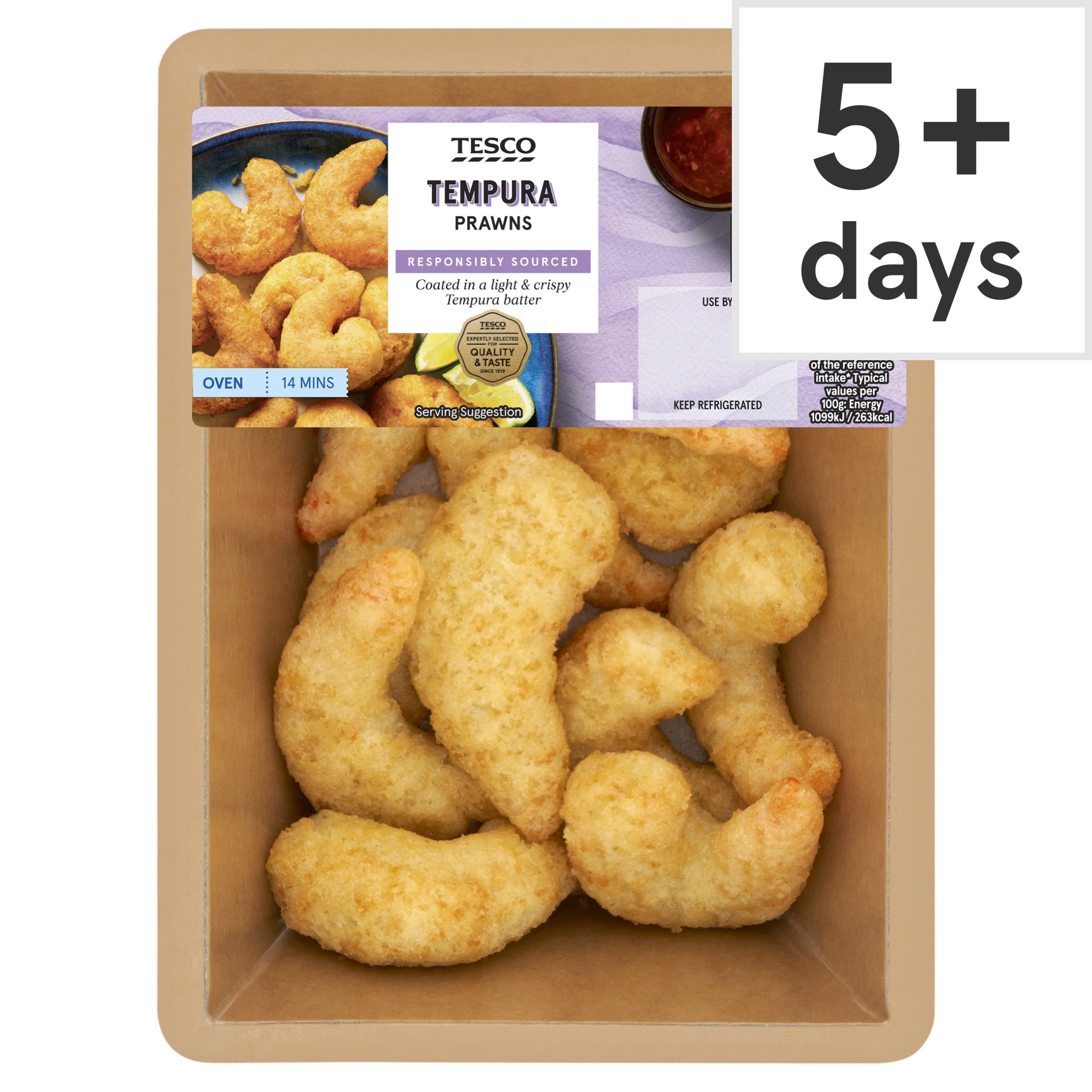 Tesco Tempura Prawns 200G