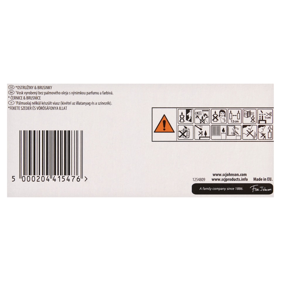 Obrázek 1 pro produkt Glade Winter Berries parfémovaná svíčka 2 x 112g (224g)