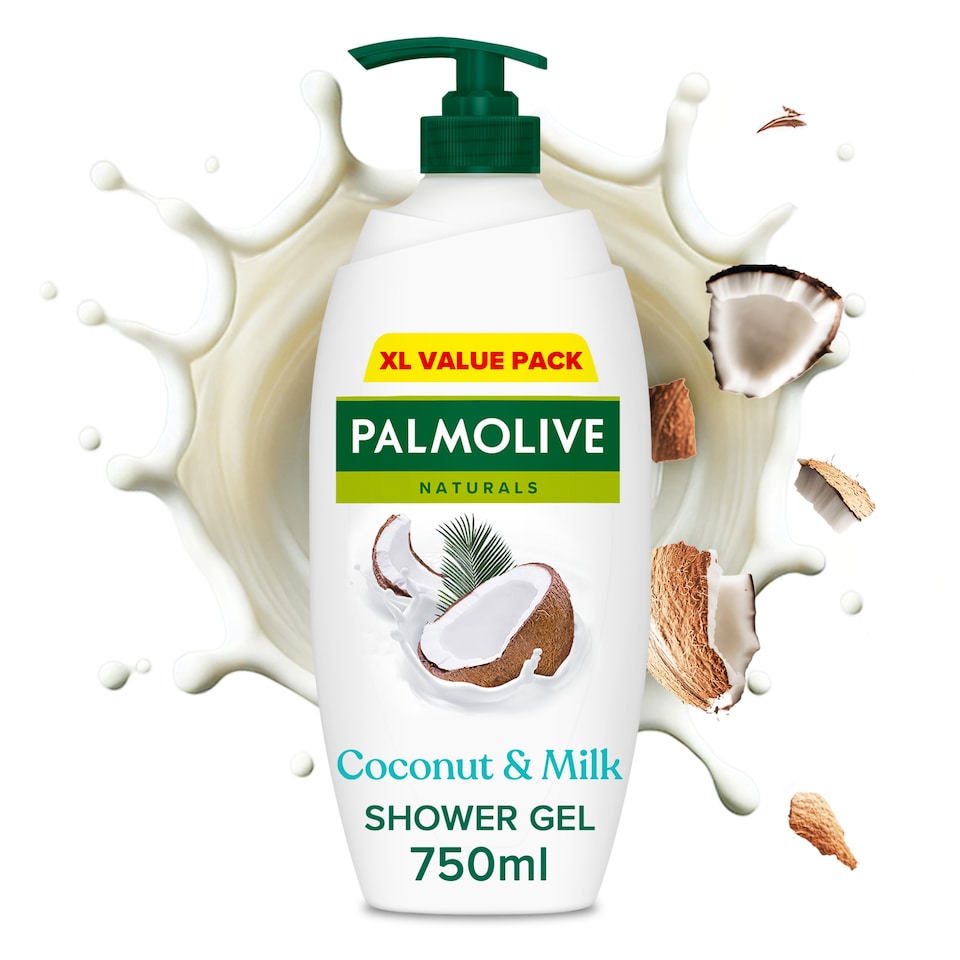 image 1 of Palmolive Naturals Coconut & Milk Shower Gel 750Ml