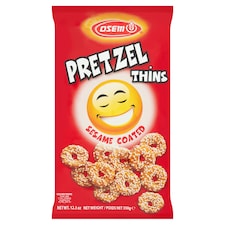 Osem Pretzel Thins Sesame Coated 350G