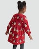 image 3 of Disney Minnie Mouse and Daisy Duck Cotton Rich Print Dress in Red