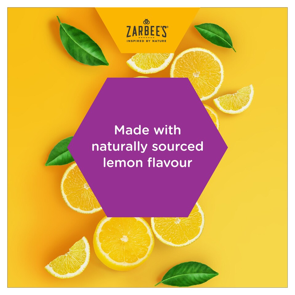 image 1 of Zarbee's Cooling Throat Honey & Lemon Lozenges 24s