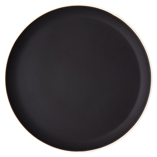 Tesco Aura Side Plate Matte Black Tesco Groceries