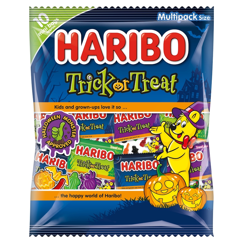 Haribo Trick Or Treat Gum Sweets 160G