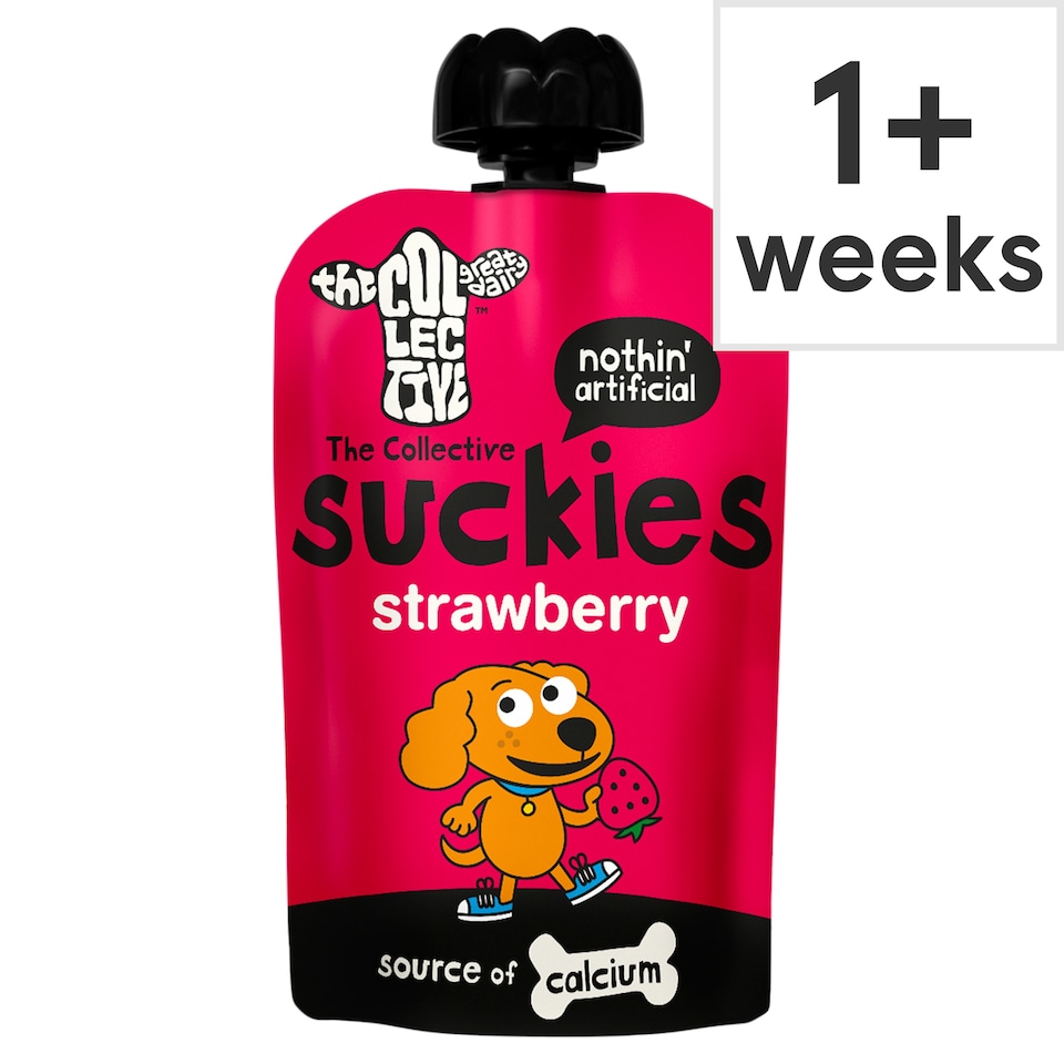 The Collective Suckies Strawberry Kids Yoghurt Pouch 90g