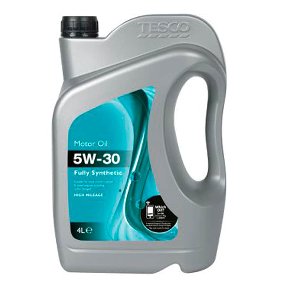 Tesco 5W30 Fully Synthetic Oil High Mileage 4L