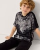 image 2 of F&F Active ULTRAMOVE Boys Printed T-Shirt in Black