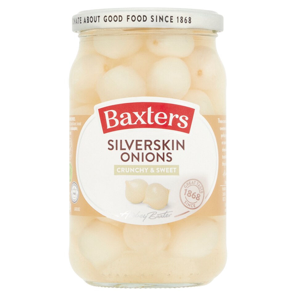 Baxters Crunchy & Sweet Silverskin Onions 440G