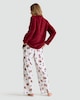 image 3 of F&F Curtis The Dog Fleece Top and Bottoms Pyjamas in Red