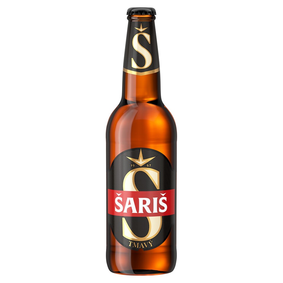 Šariš Pivo ležiak tmavý 500 ml