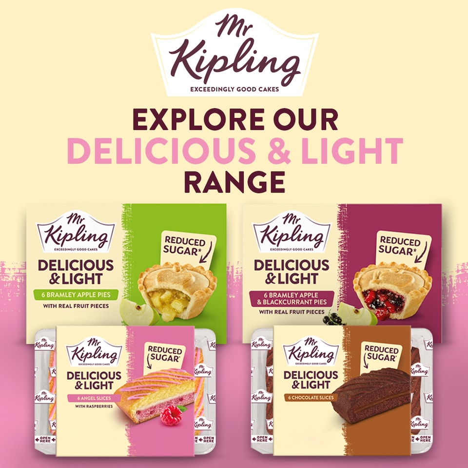 image 1 of Mr Kipling Angel Slices Raspberry Cake 6 Pack