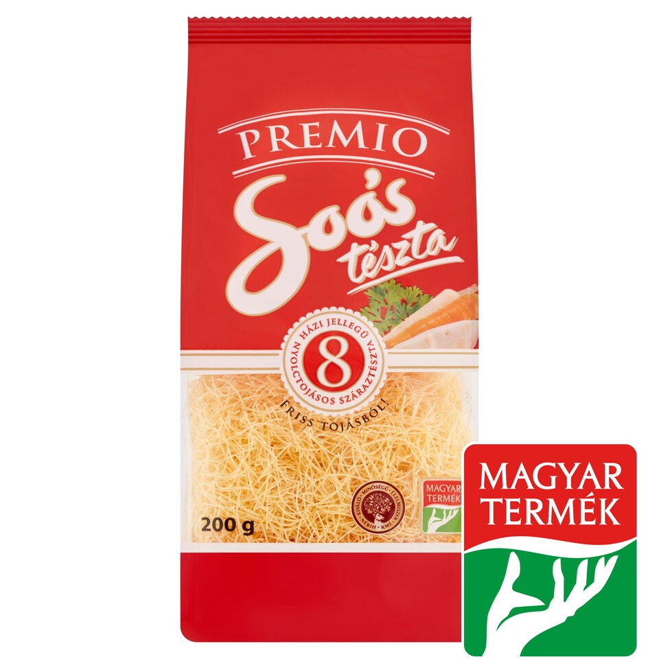Soós Premio Vermicelli Pasta with 8 Eggs 200 g