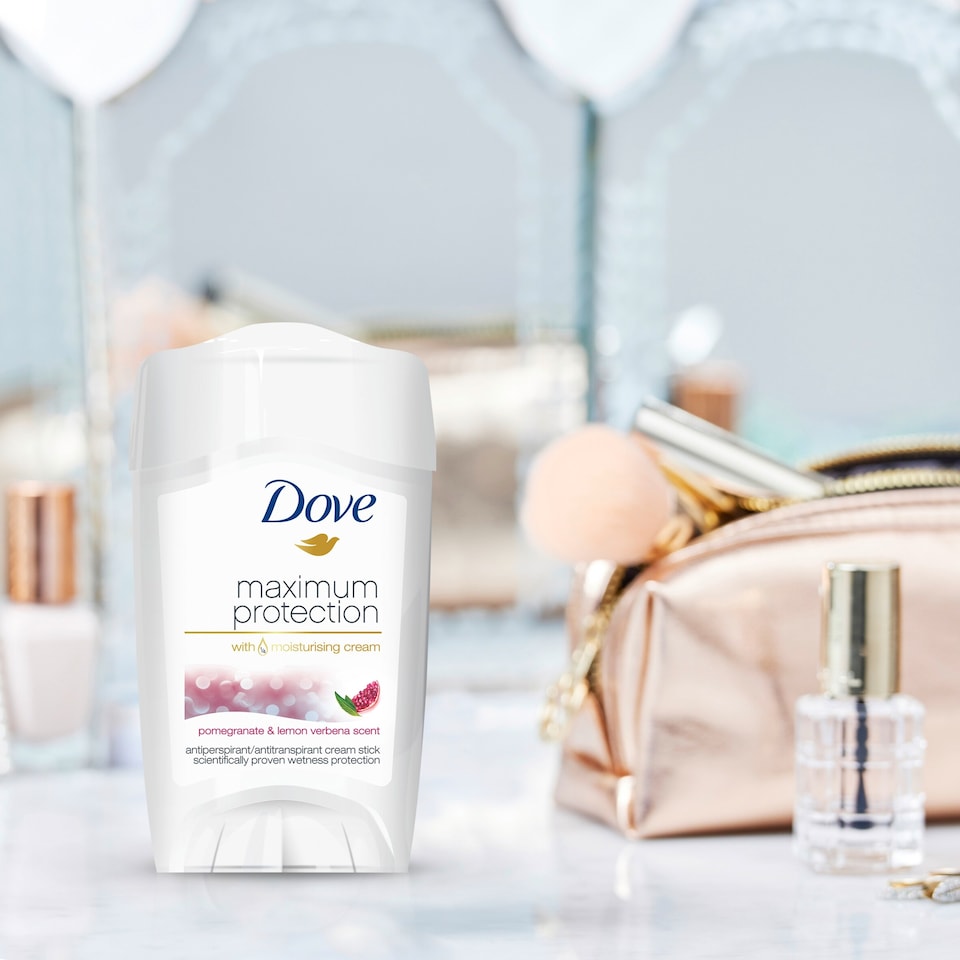 image 1 of Dove Maximum Protection Go Fresh Pomegranate Antiperspirant Deodorant Cream 45ml