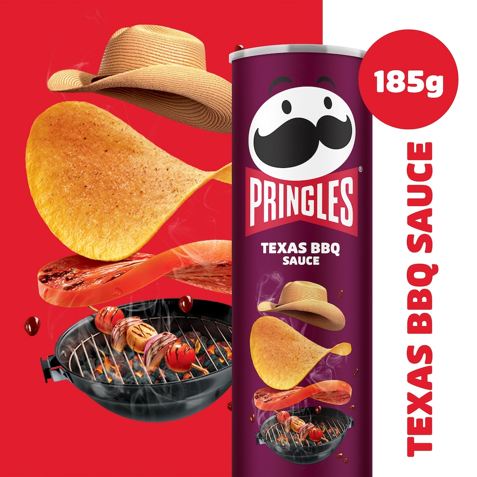 image 1 of Pringles Texas Bbq Crisps 185G