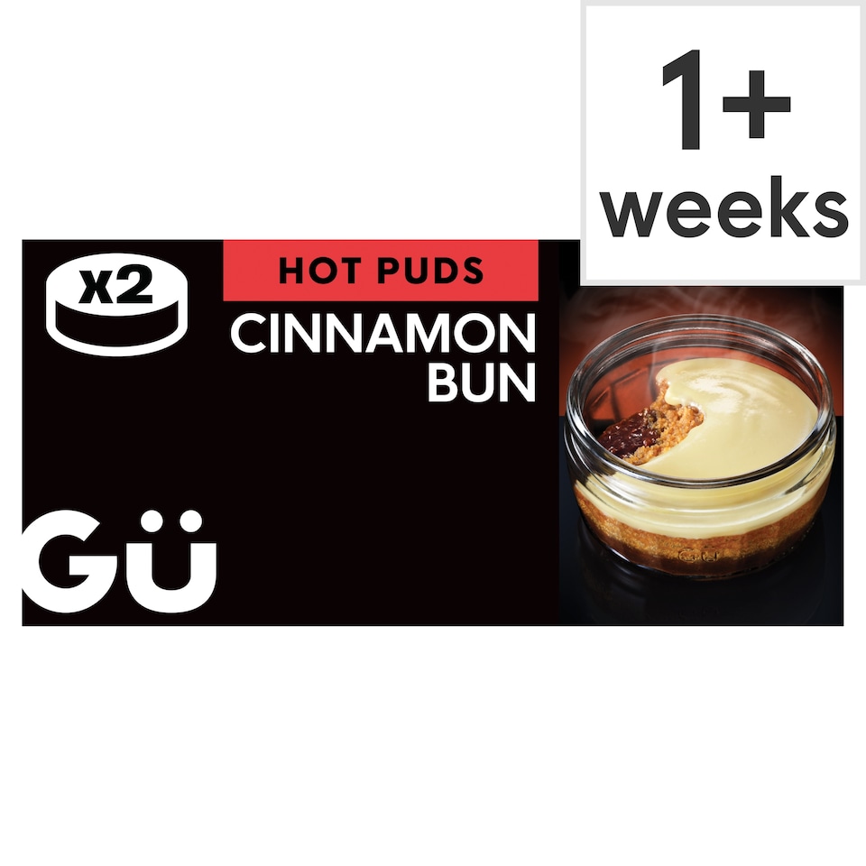 image 1 of Gü Cinnamon Bun Hot Dessert 2x81g