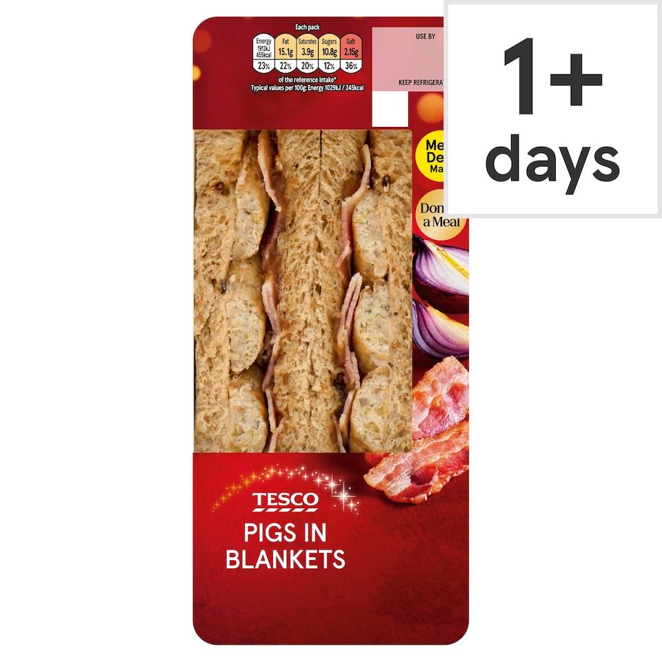 Tesco Pigs in Blankets Sandwich