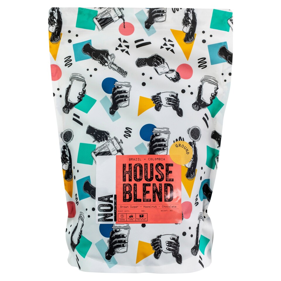 Noa Bakehouse Brazil Colombia Ground House Blend 1kg 