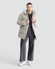 image 2 of F&F Hooded Shower Resistant Puffer Coat in Cream