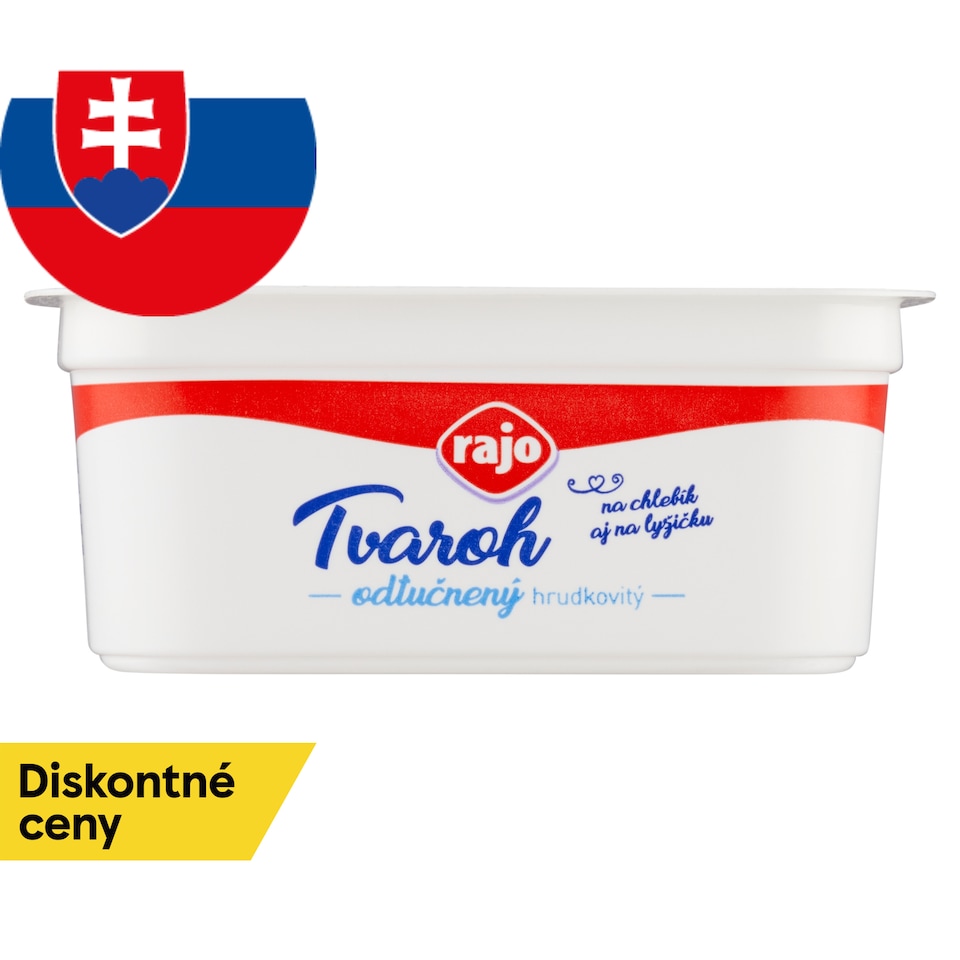 obrázok 1 z Rajo Tvaroh odtučnený hrudkovitý 180 g