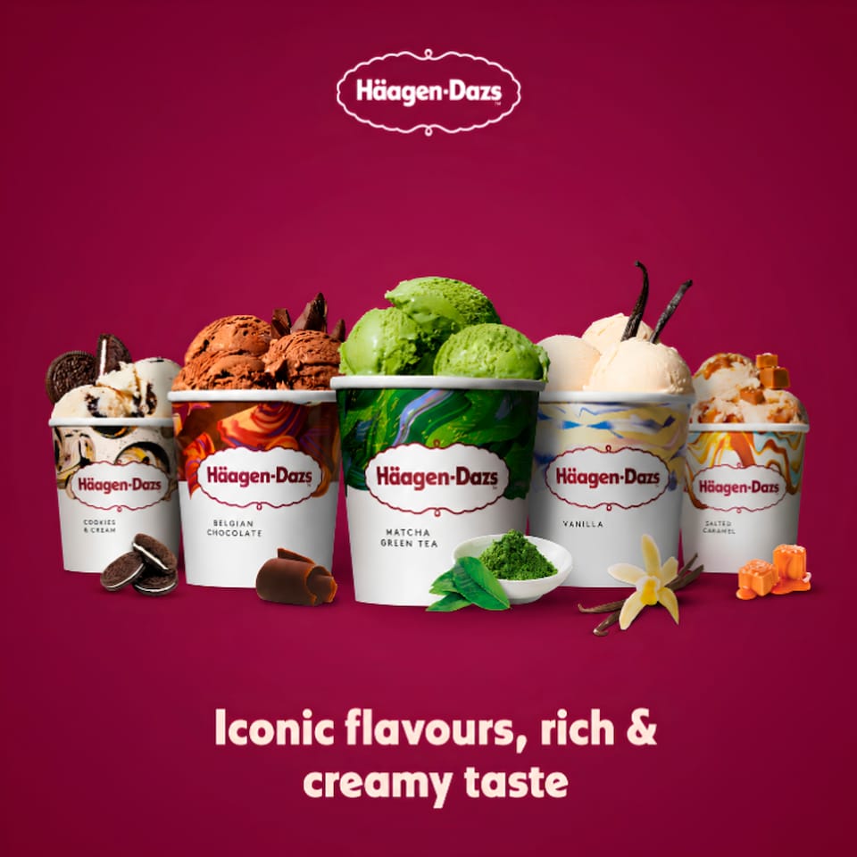 image 1 of Häagen-Dazs Matcha Green Tea Ice Cream Dessert Tub 460ml