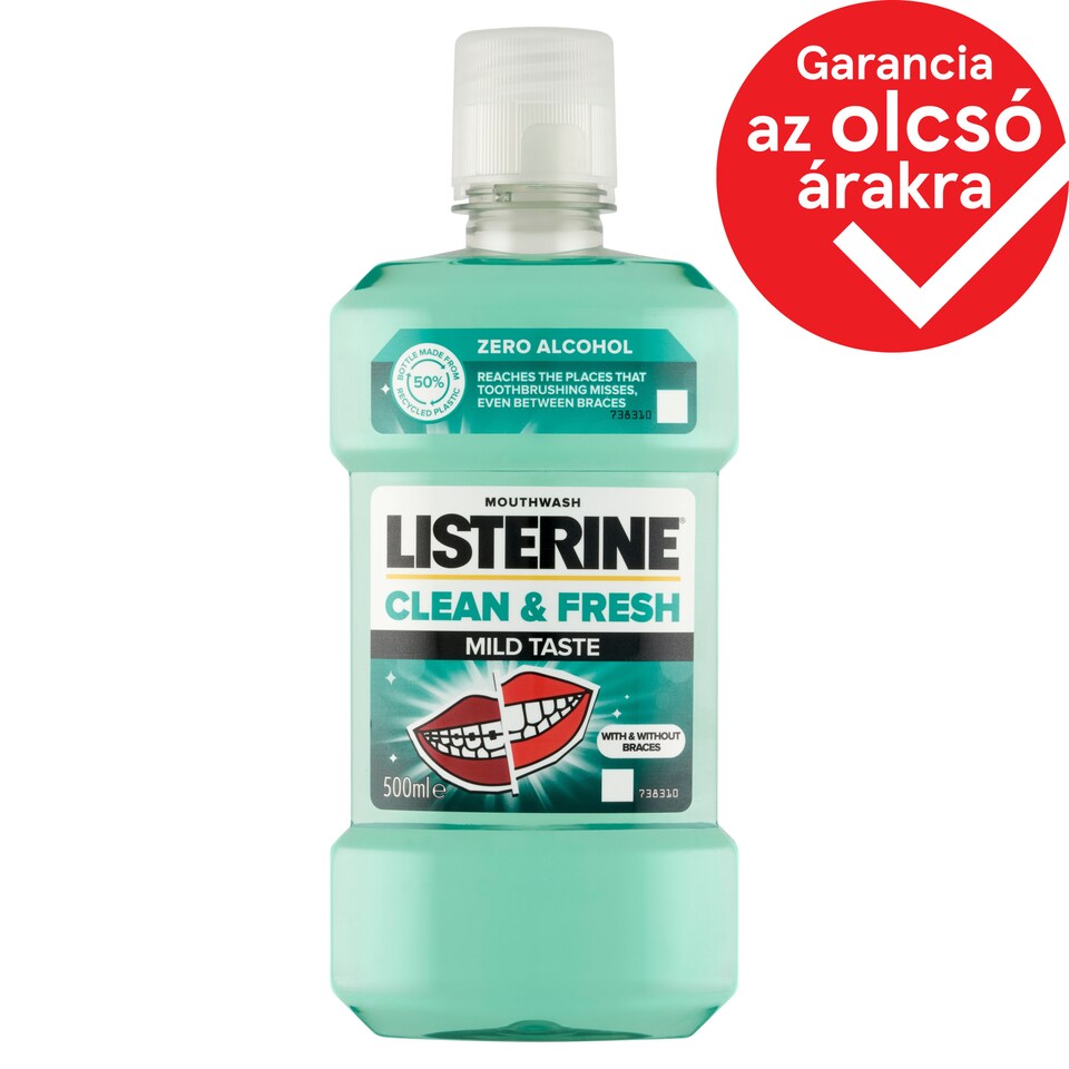 Listerine Clean & Fresh Mild Taste szájvíz 500 ml