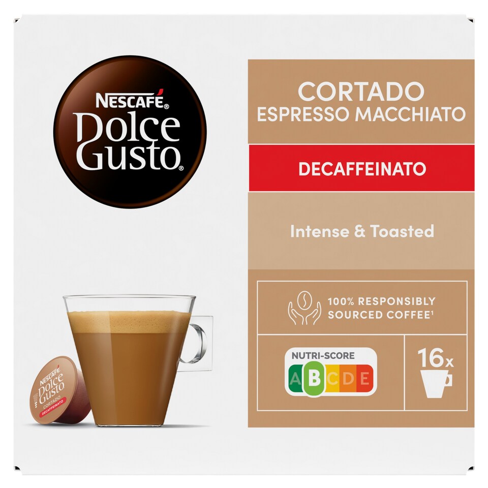 obrázok 1 z NESCAFÉ Dolce Gusto Cortado Decaffeinato - káva v kapsulách - 16 ks