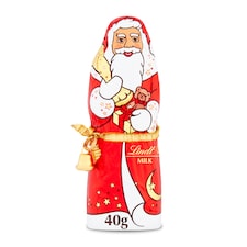 Lindt Milk Chocolate Santa 40G