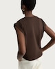 image 3 of F&F Pure Cotton Boxy Sleeveless Top in Chocolate