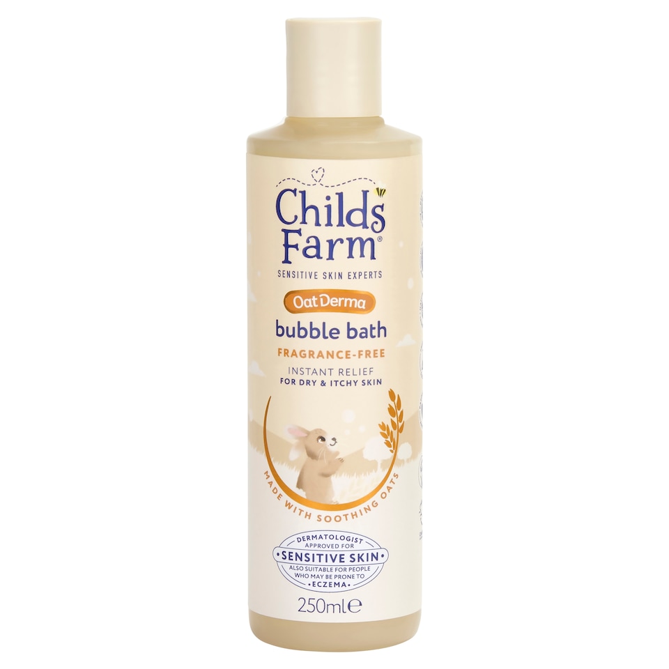 image 1 of Childs Farm OatDerma Bubble Bath Fragrance-Free 250ml