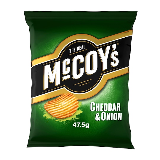 image 1 of Mccoys Cheddar & Onion Crisps 47.5G