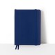 image 2 of Paperchase Agenzio Small Midnight Ruled Notebook