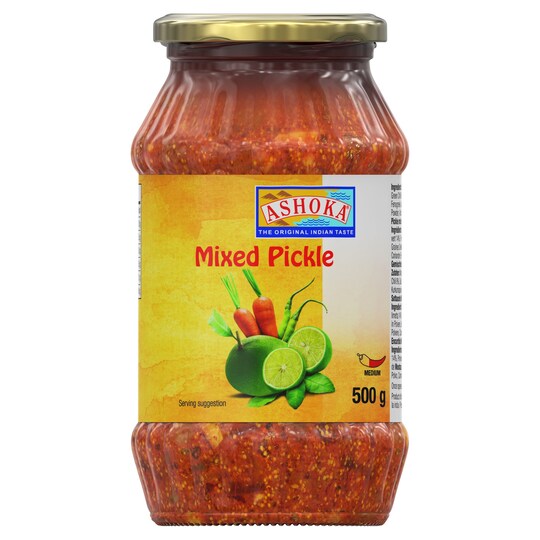Ashoka Mixed Pickle 500G Tesco Groceries