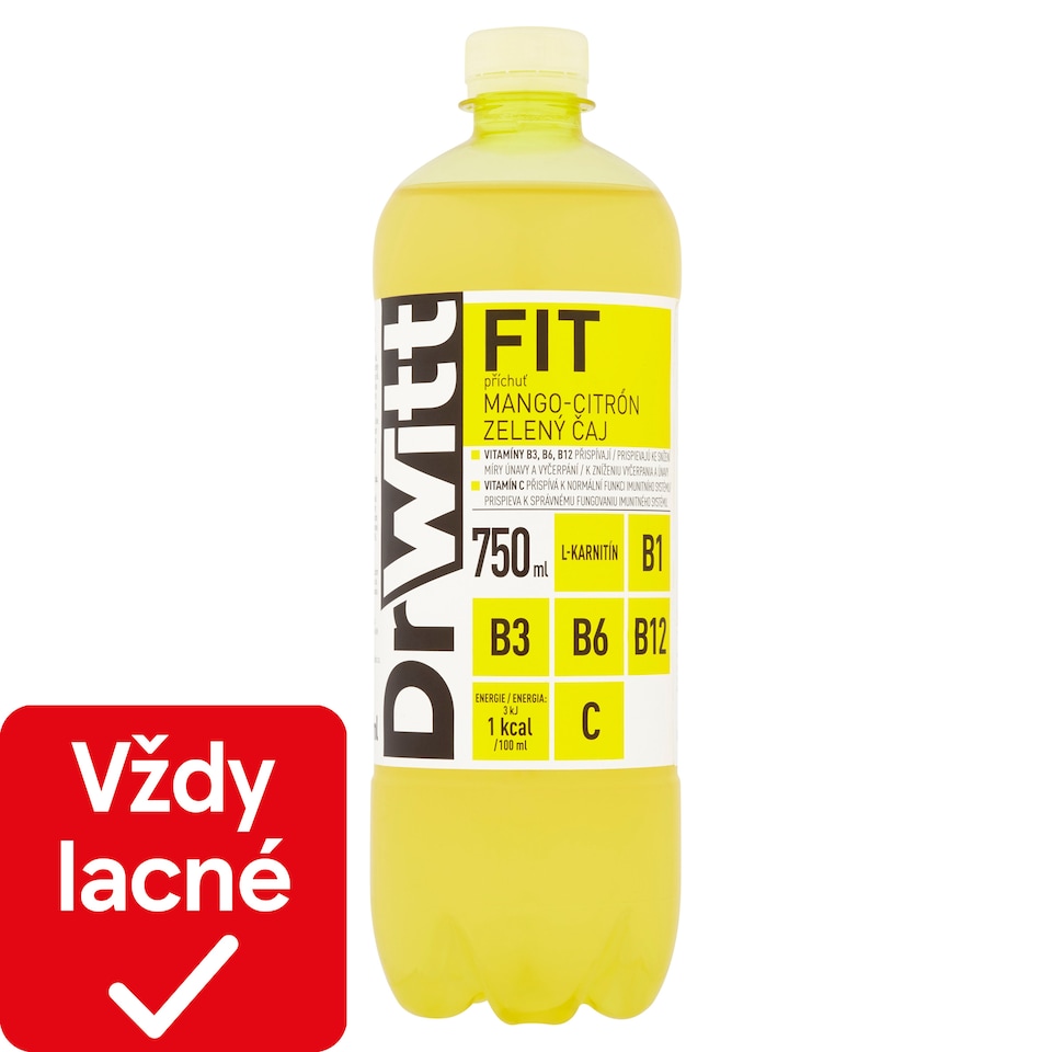 DrWitt Fit Mango, Lemon and Green Tea Flavour 750 ml