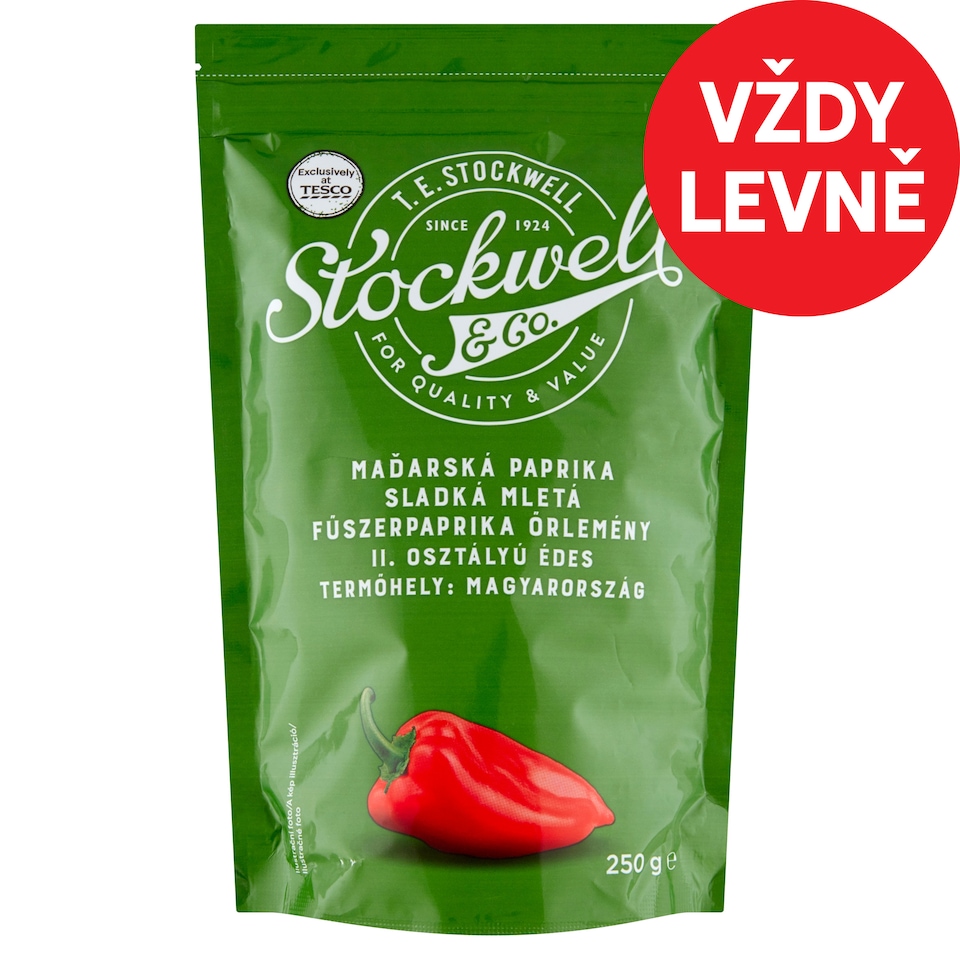 Stockwell & Co. Maďarská paprika sladká mletá 250g