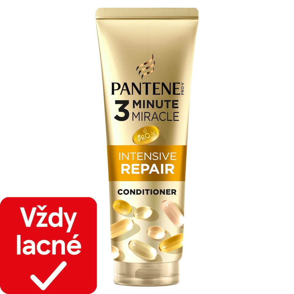obrázok 1 z Pantene Pro-V Intensive Repair 3 Minute Miracle kondicionér 220 ml. Suché poškodené vlasy