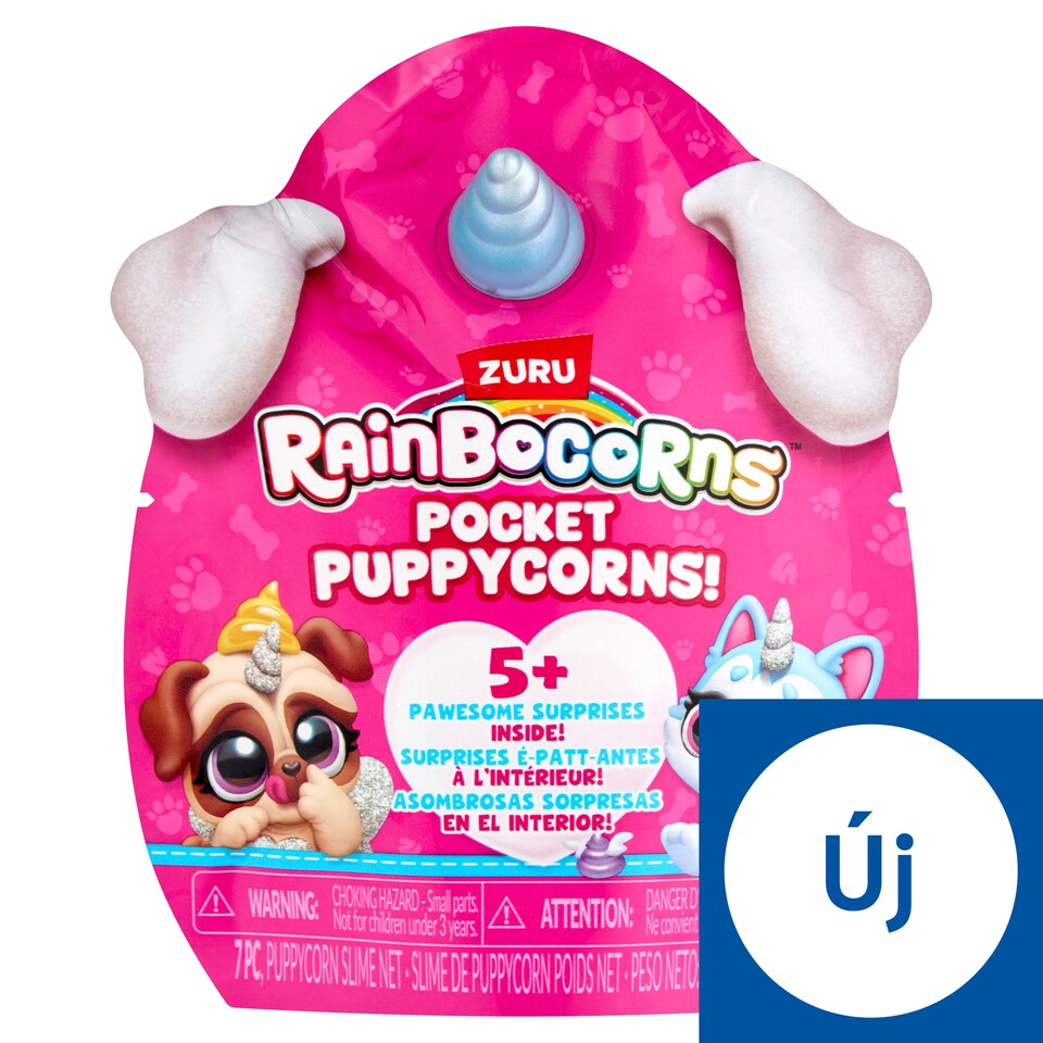 Zuru Rainbocorns Pocket Puppycorns meglepetés játékfigura