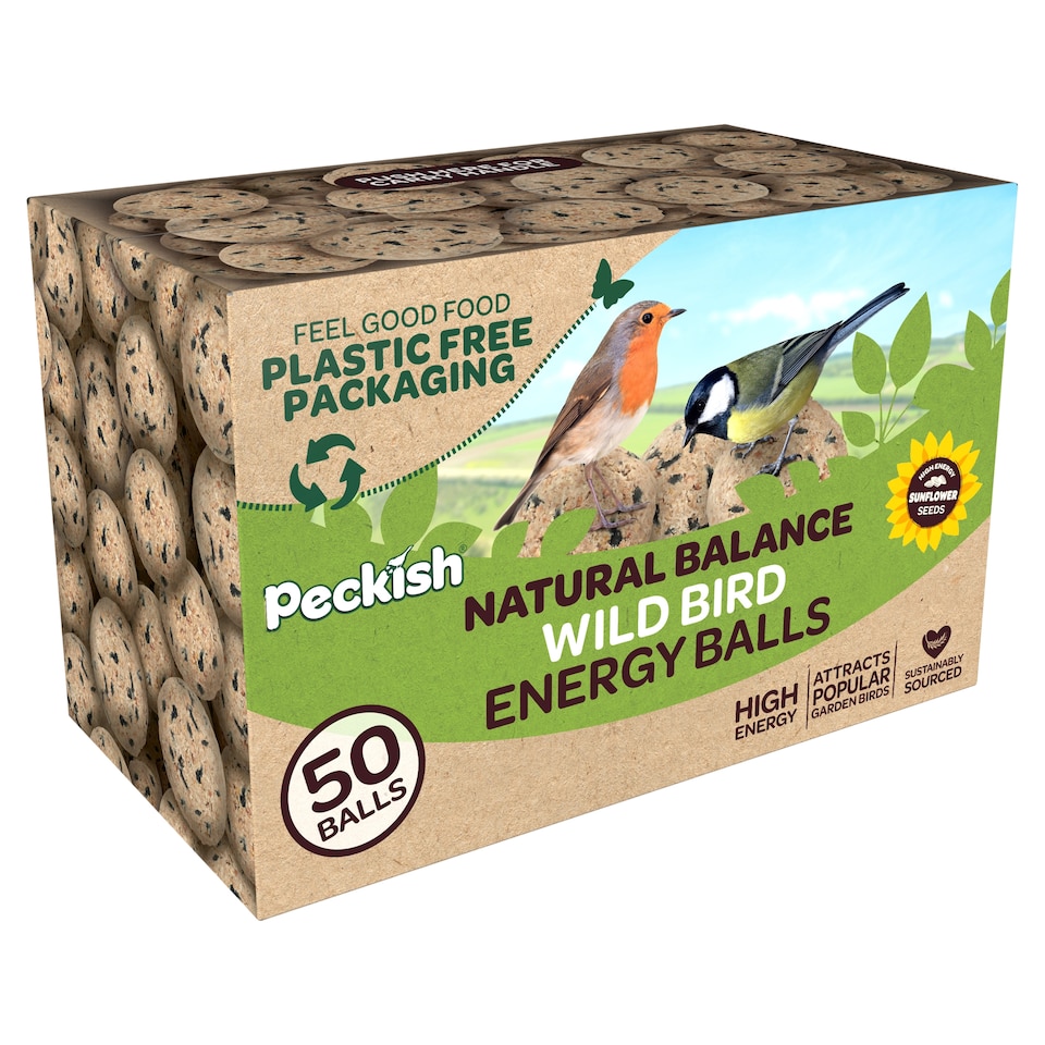 Peckish Natural Balance Energy Balls 50 Box