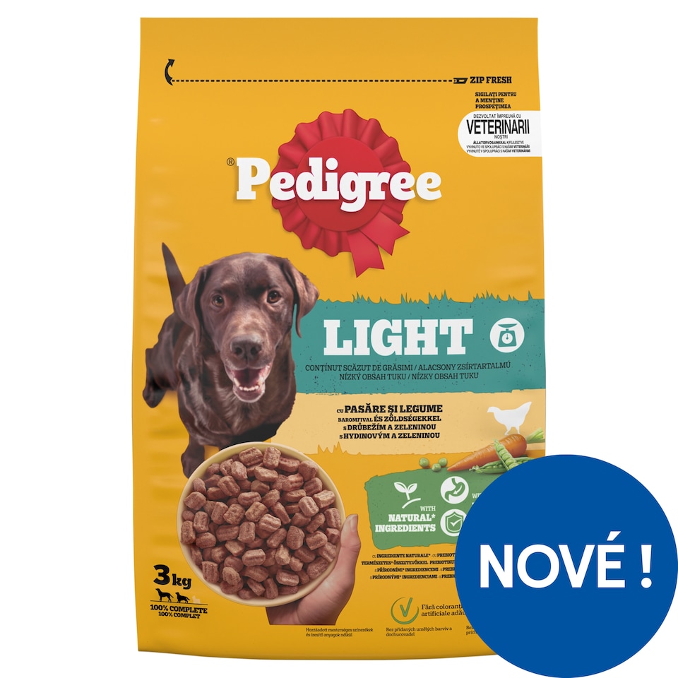 Pedigree Light with Poultry and Vegetables 3kg