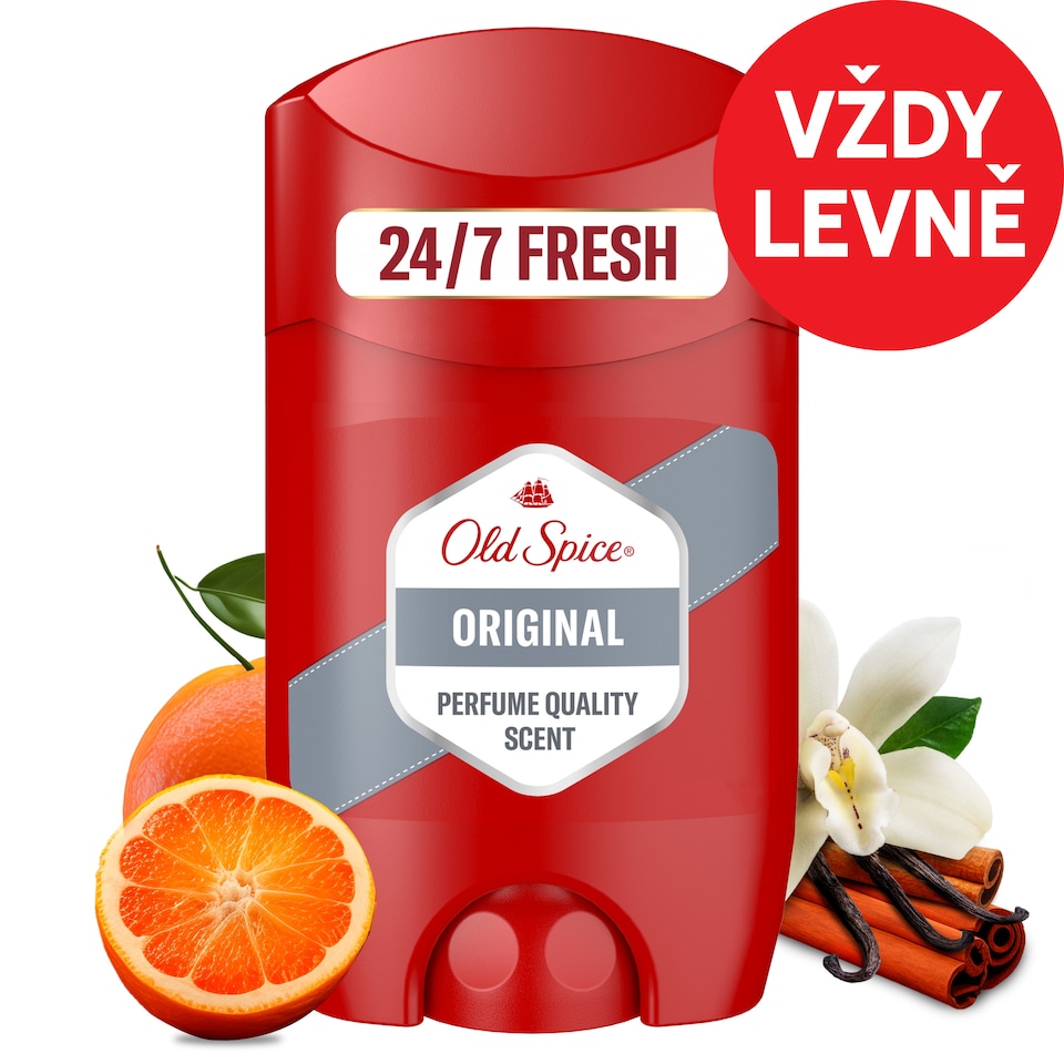 Obrázek 1 pro produkt Old Spice Original Tuhý Deodorant Pro Muže 50ml