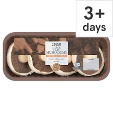 Tesco Large Flat Mushrooms 250G