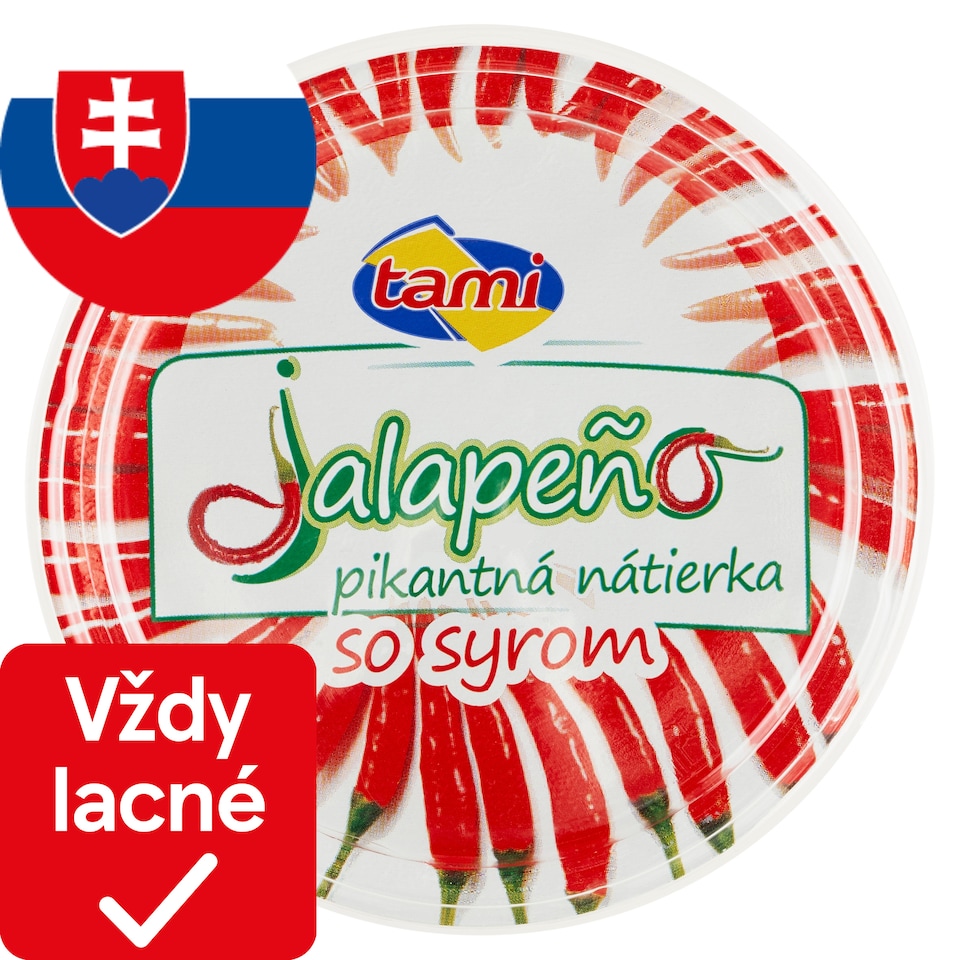 obrázok 1 z Tami Jalapeño pikantná nátierka so syrom 150 g