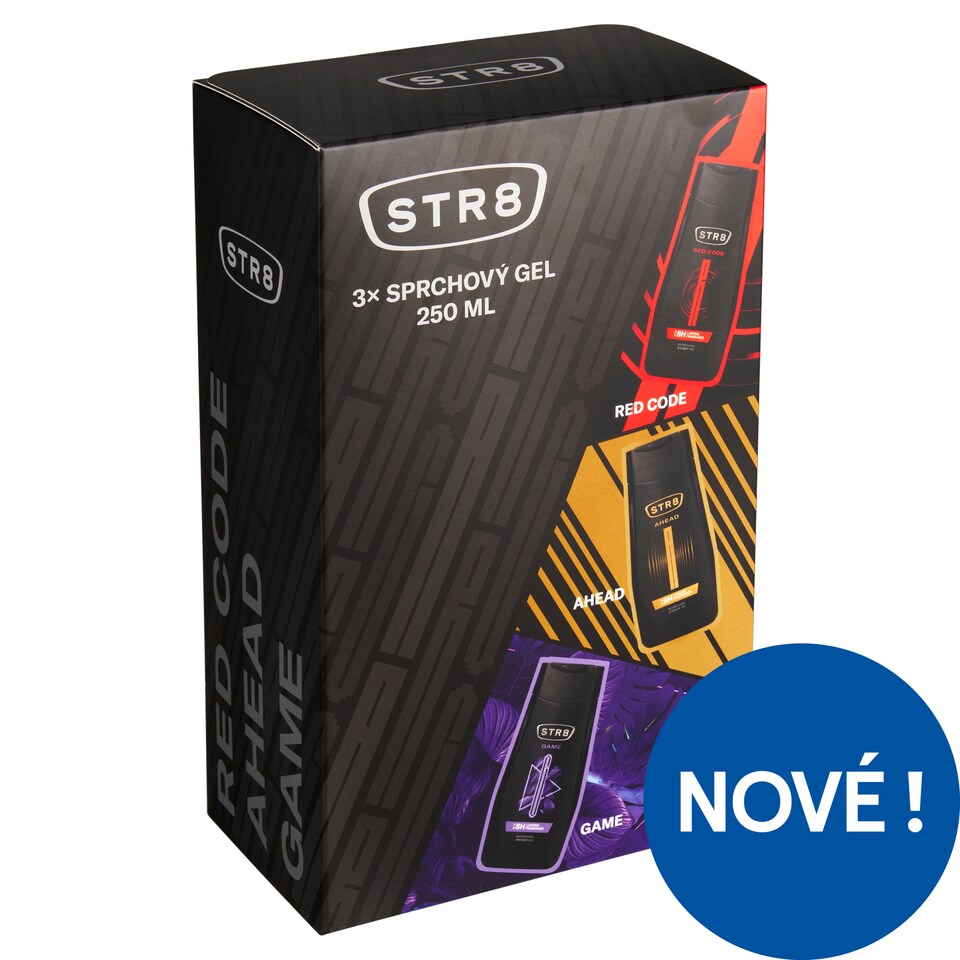 Obrázek 1 pro produkt STR8 Osvěžující sprchový gel 3 x 250ml