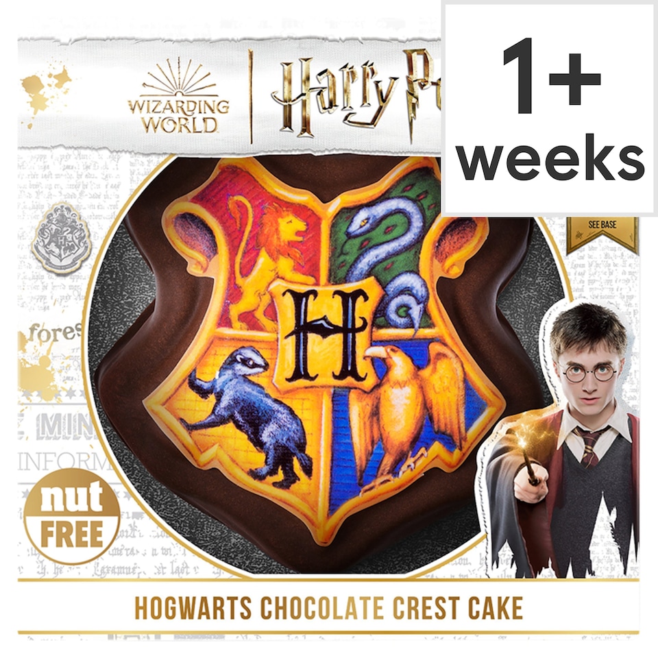 Harry Potter Hogwarts Chocolate Crest Cake Tesco Groceries