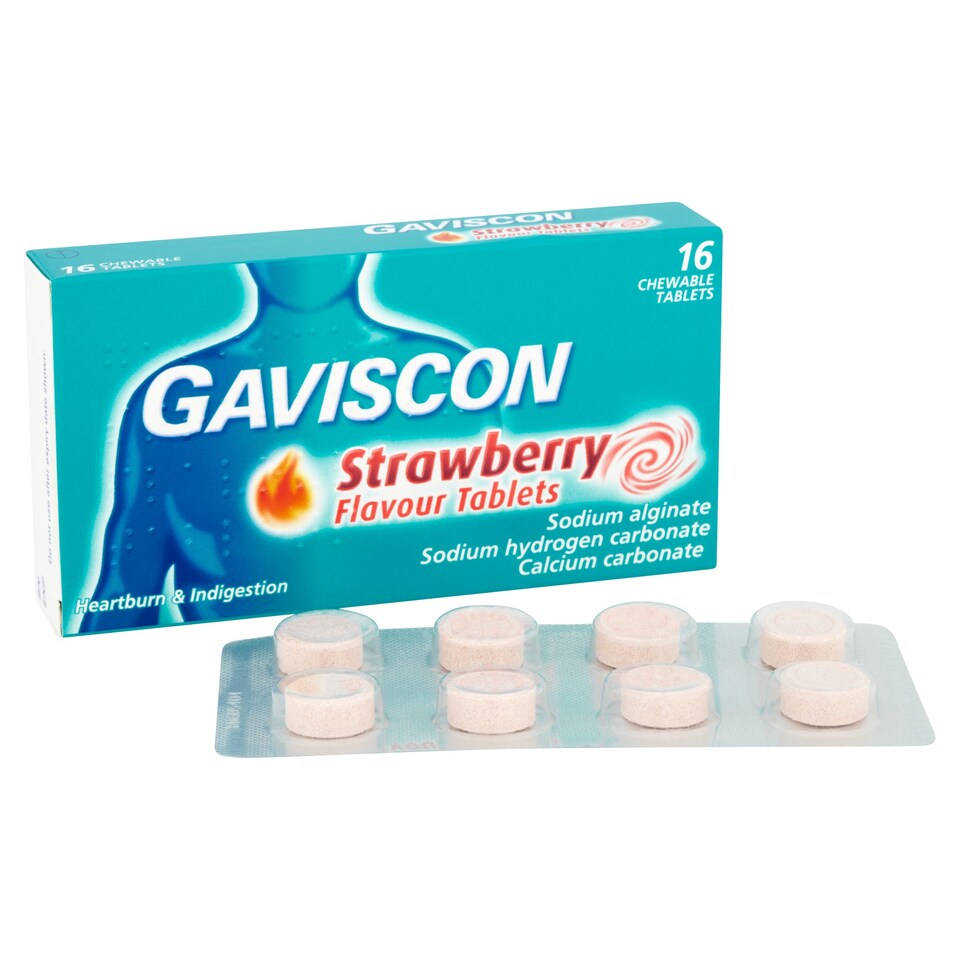 image 1 of GAVISCON H/BURN S/BERRY 250Mg TBLTS X 16