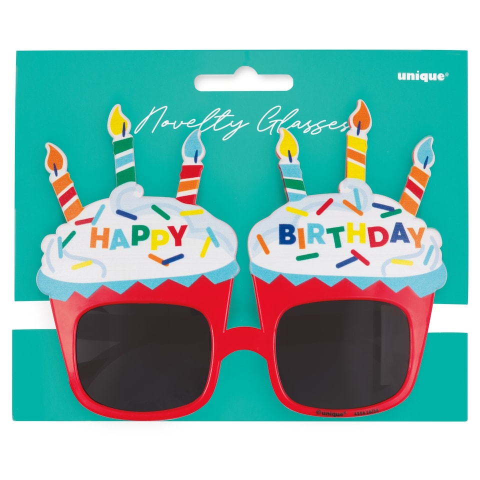image 1 of Novelty Happy Birthday Glasses