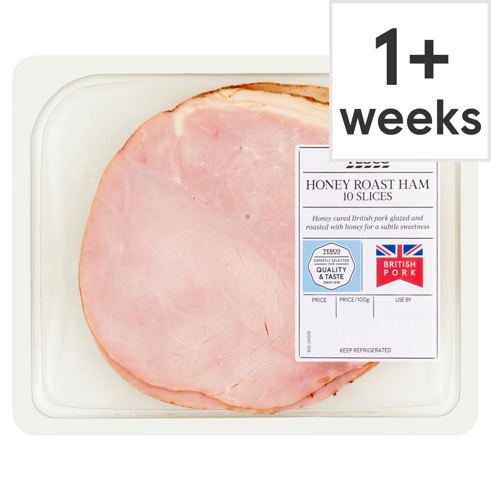 Tesco Honey Roast Ham 10 Slices 325G Tesco Groceries