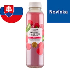 Tesco Raspberry & Aloe Vera Lemonade 400 ml