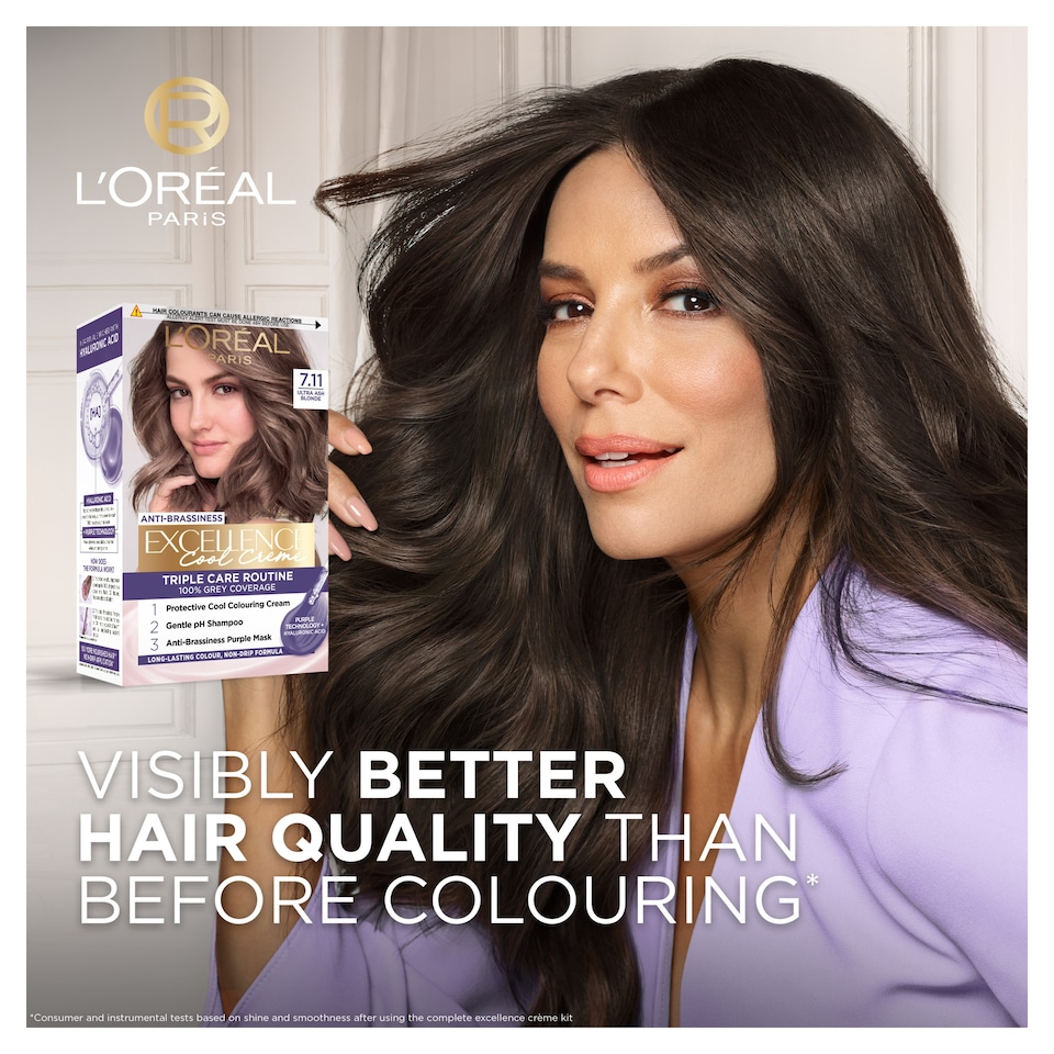 image 1 of L'Oreal Paris Excellence Cool 7.11 Ultra Ash Blonde
